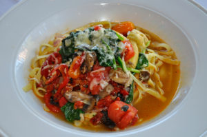 Fettuccine Alle Vegetarian on our dinner menu Ladera Grill restaurant